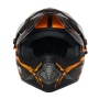Шлем кроссовый BEON B-600 MATT-BLACK ORANGE - фото 2